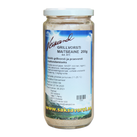 Maitseaine Grillvorstile 200g