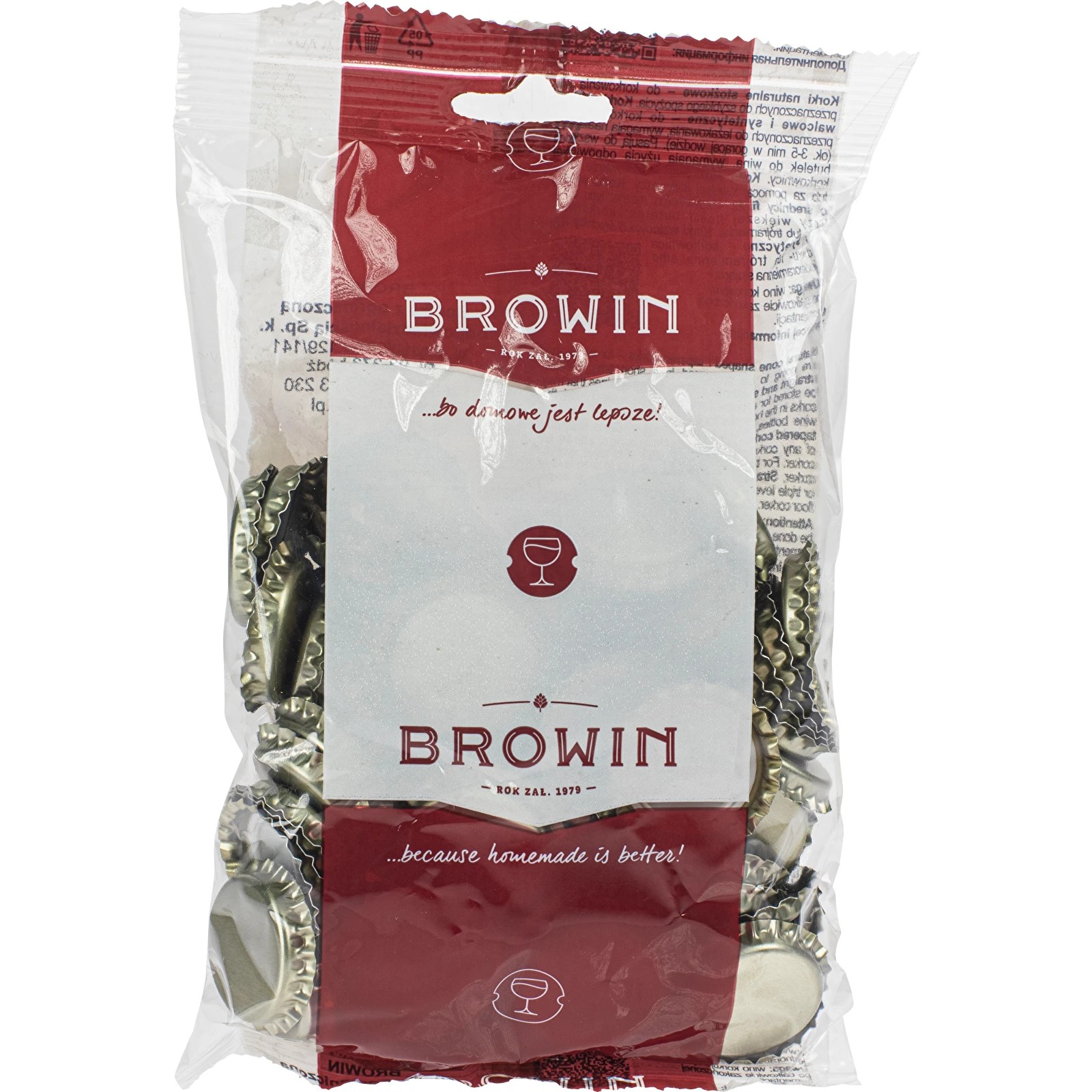 Kroonkorgid 26mm õlle- ja siidripudelitele, 100tk