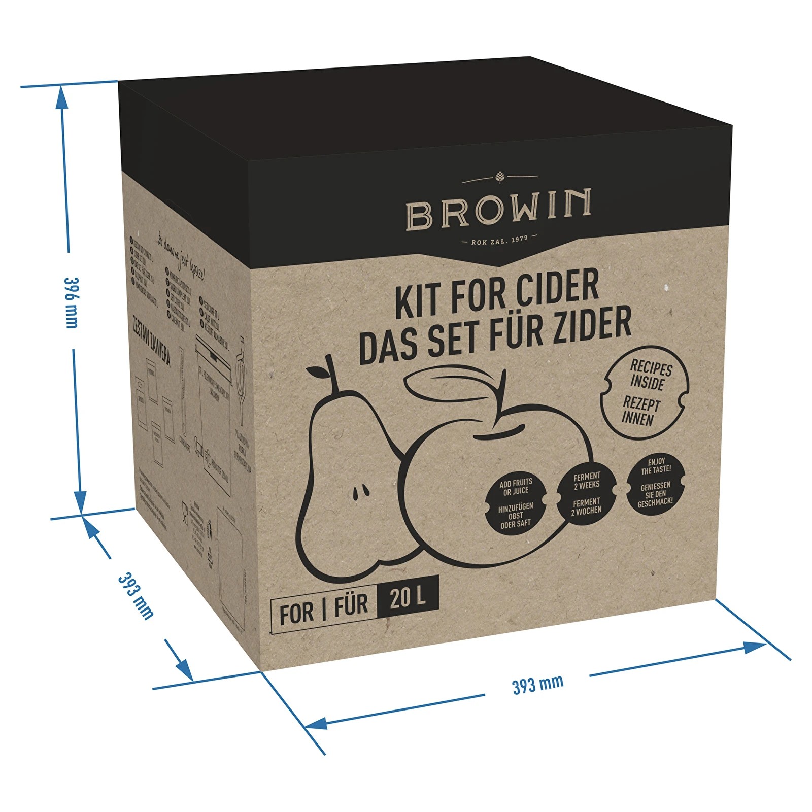 Siidri valmistamise komplekt 20L