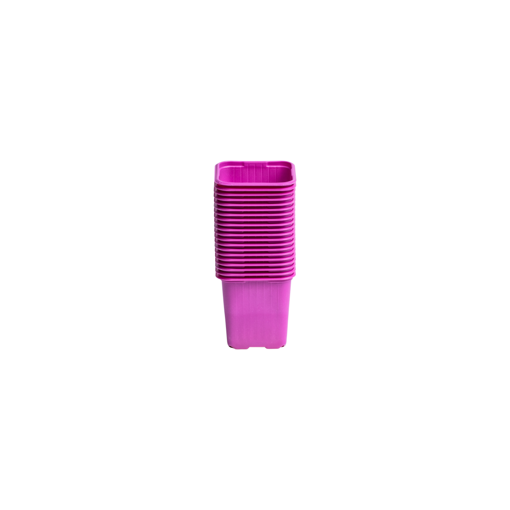 Pott kandiline 8x8 cm roosa 20 tk