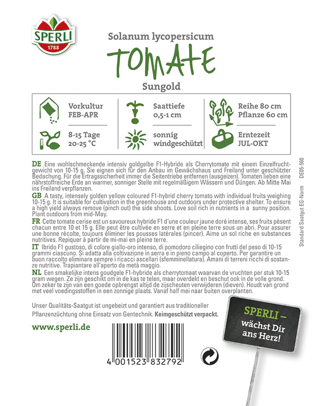 Tomat Sungold F1 S