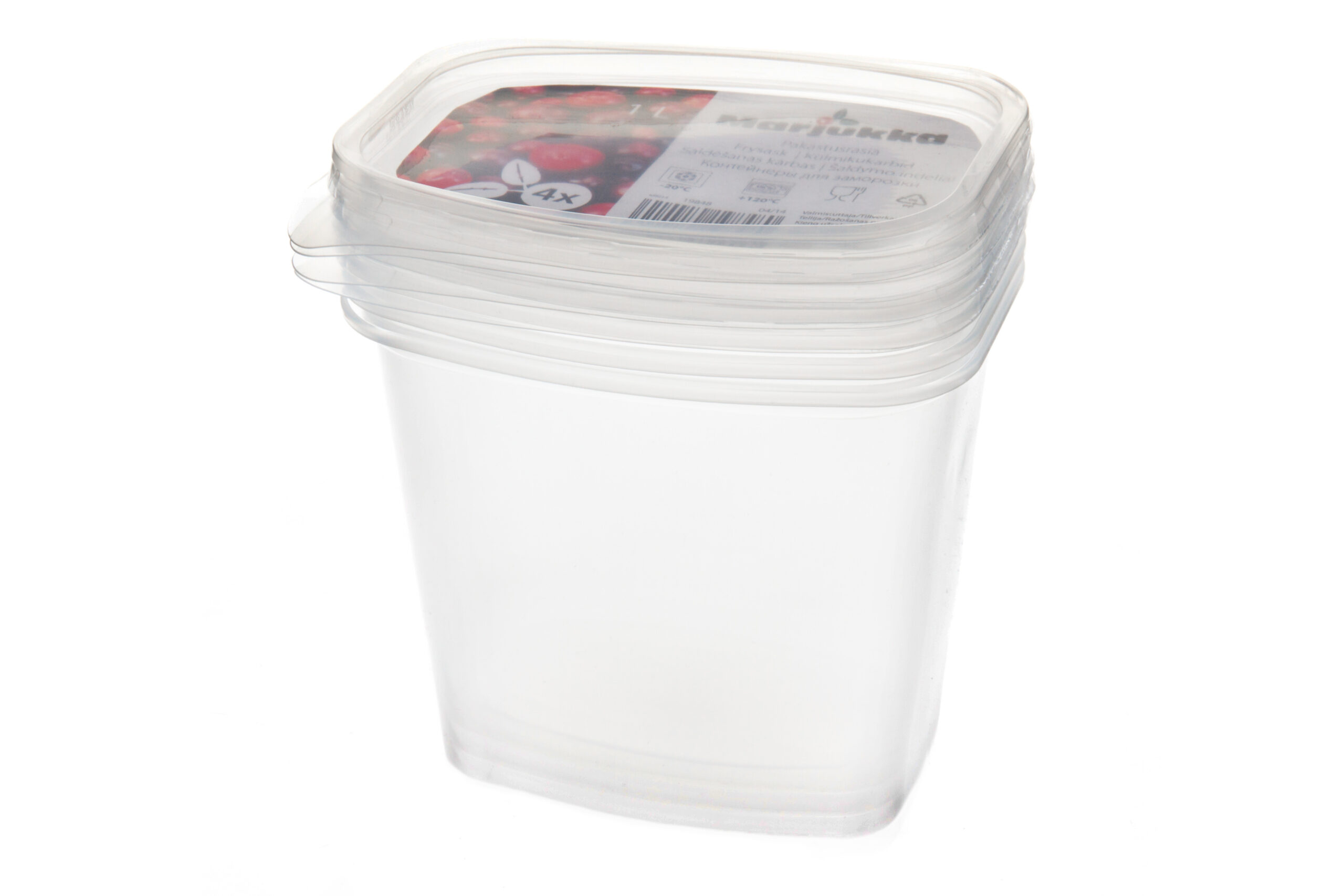 Külmakarbid kaanega 1 L, 4tk