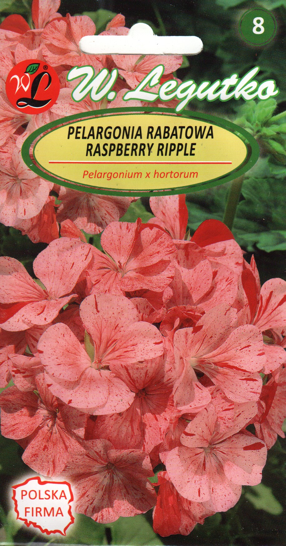 Пеларгония зональная Divas F1 Raspberry Ripple 0,04 г