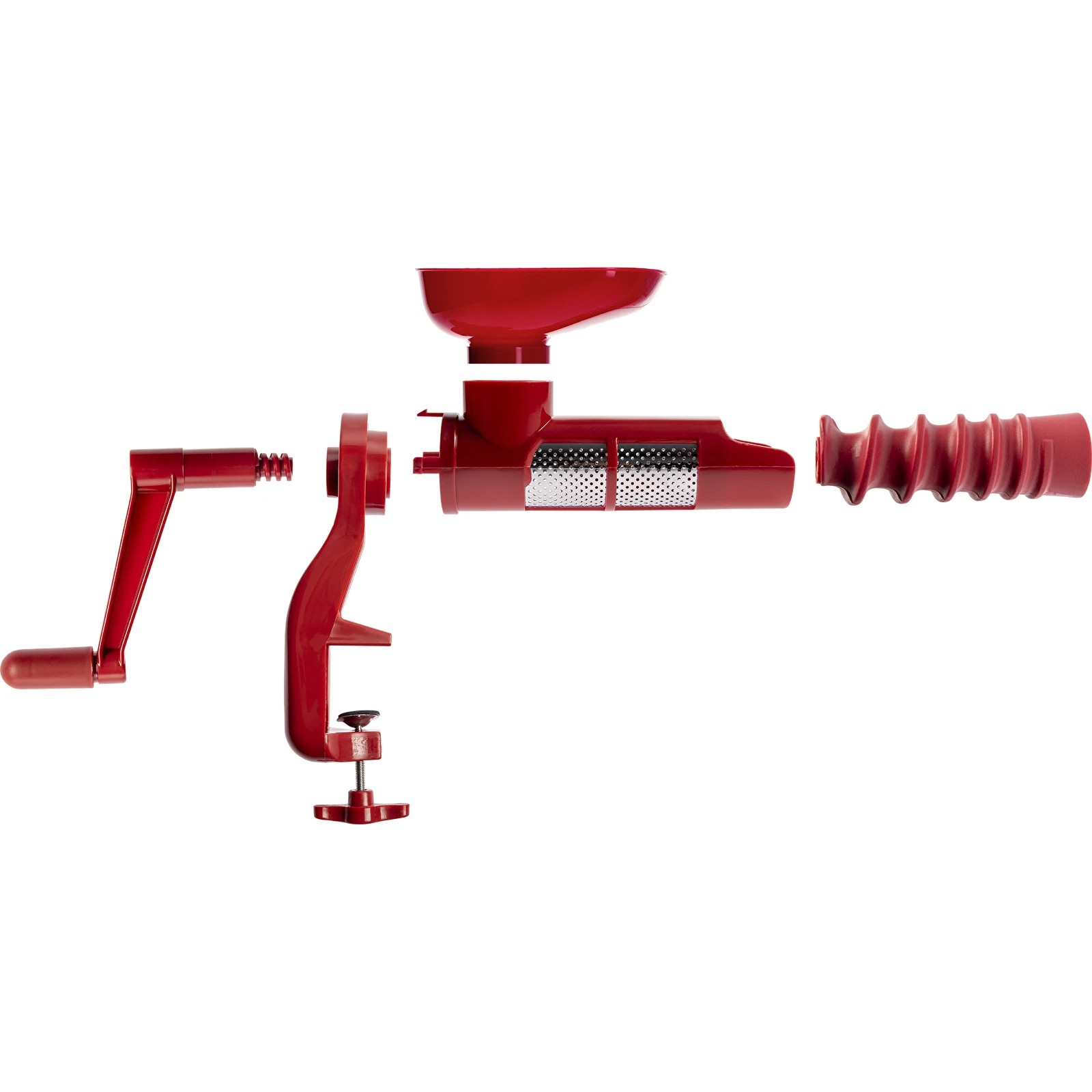 Käsipress tomatite püreestamiseks