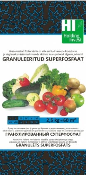 Superfosfaat 1kg granuleeritud