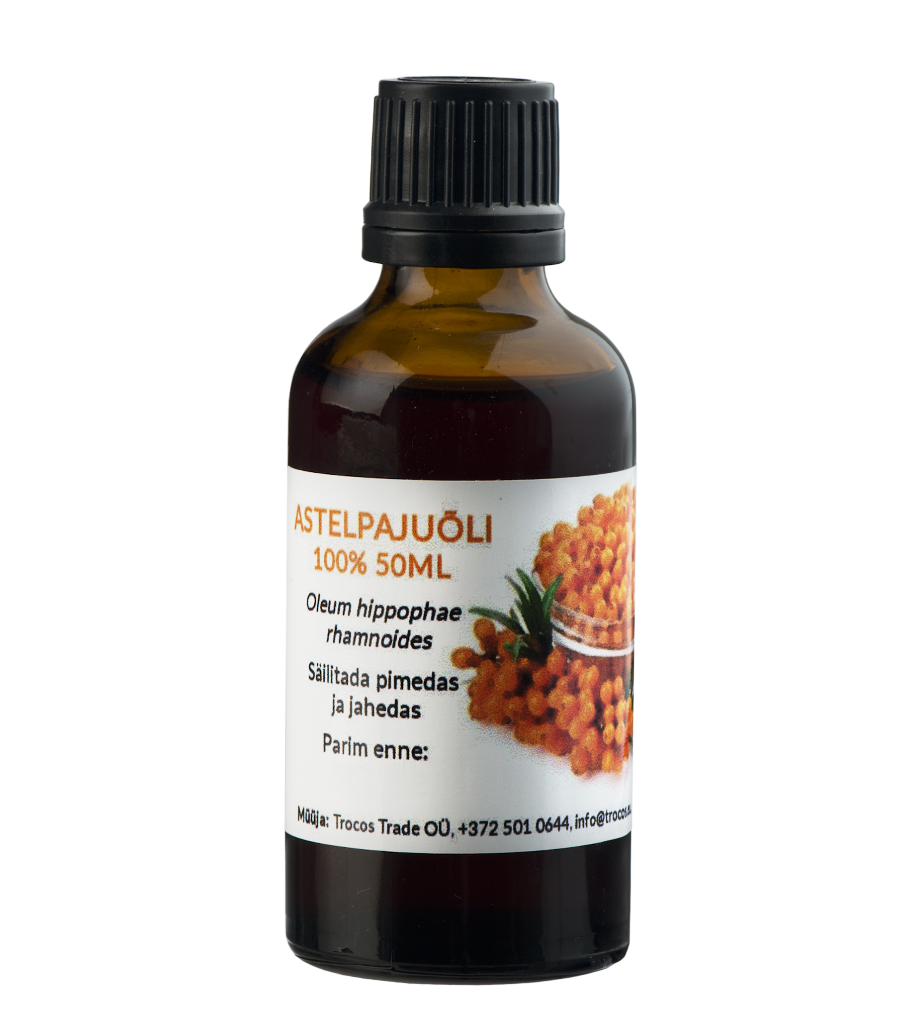 Astelpajuõli 100% 50ml