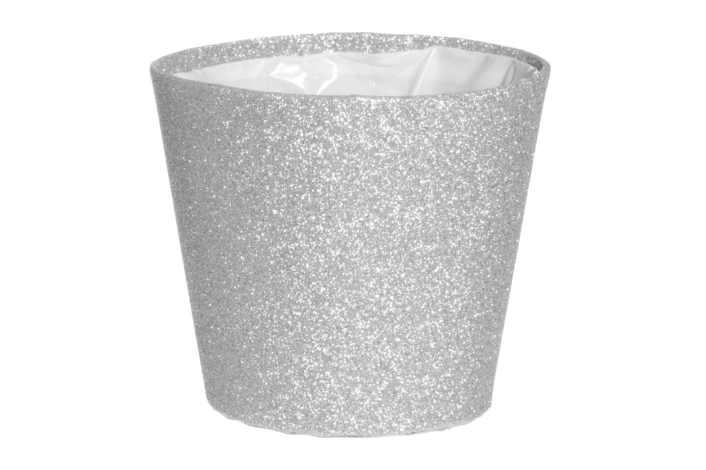 Ümbrispott hõbedane 15 cm