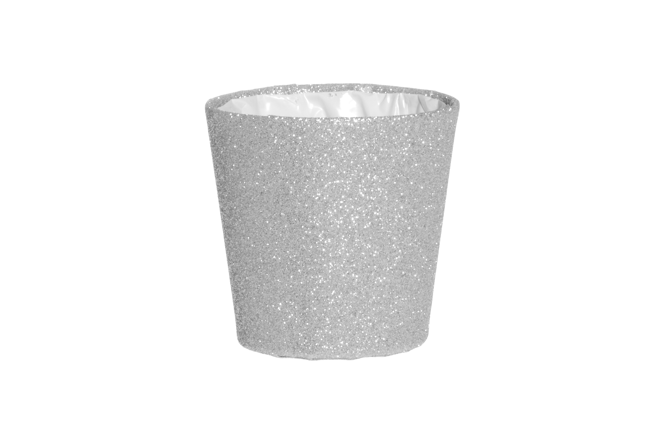 Ümbrispott hõbedane 10 cm