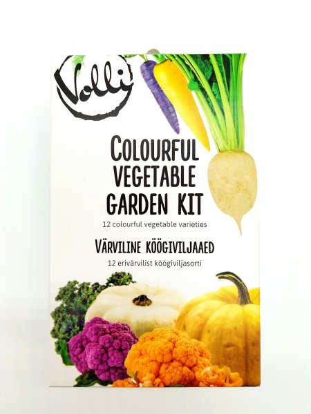 Köögiviljaseemnete komplekt Värviline köögiviljaaed