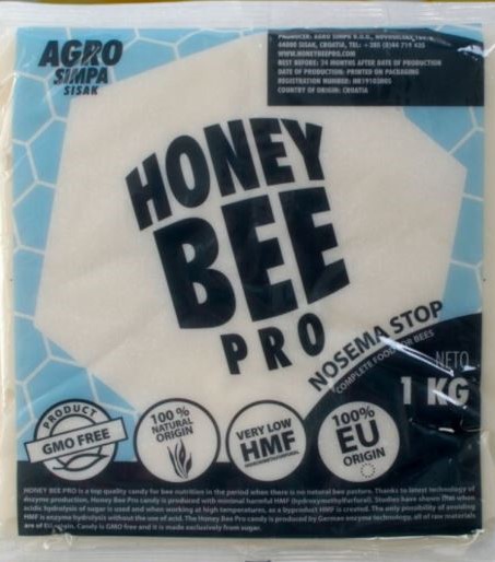 Mesilaste kevadsööt - HONEY BEE PRO Nozema Stop 1kg