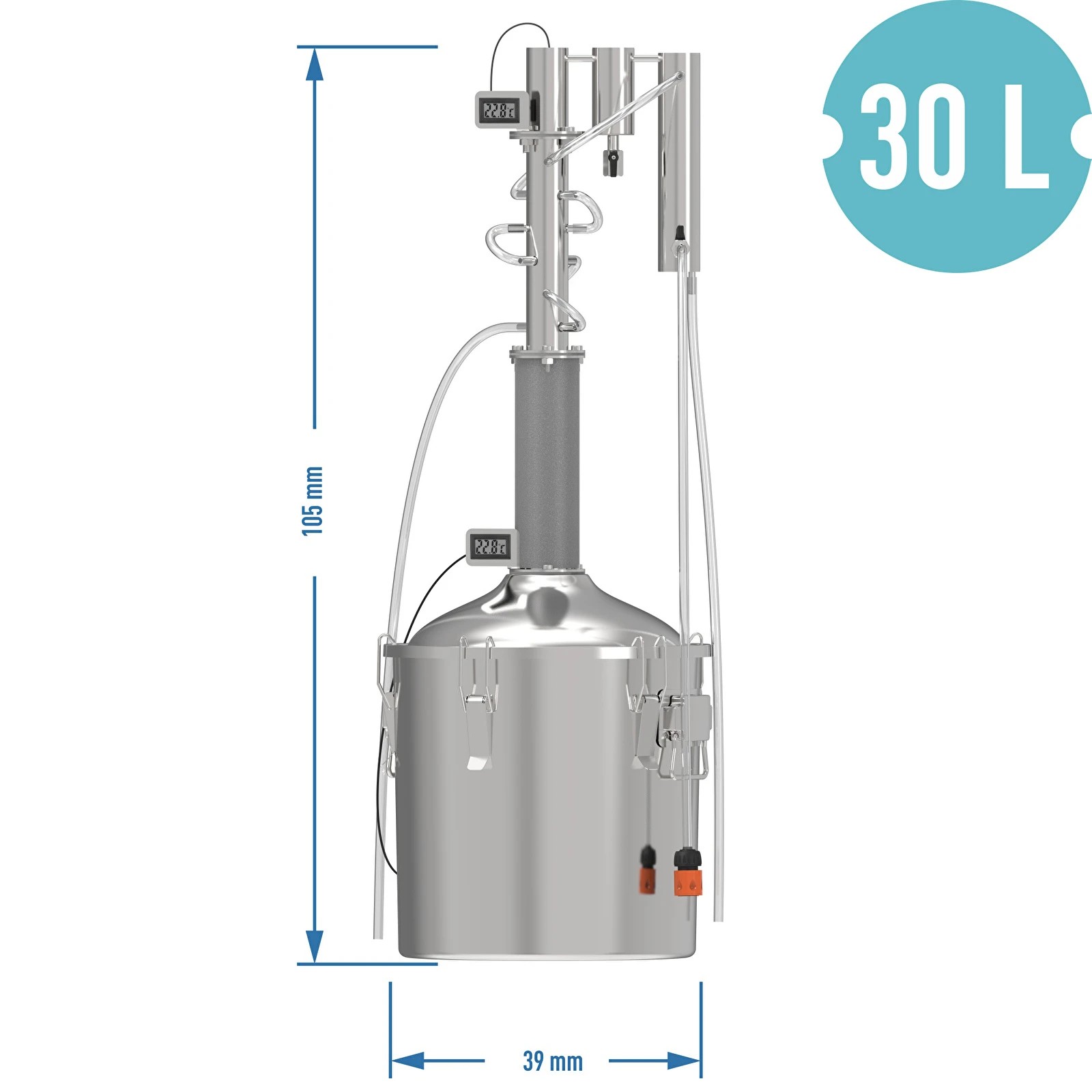 Destillaator 30l Torpedo Cold Fingers