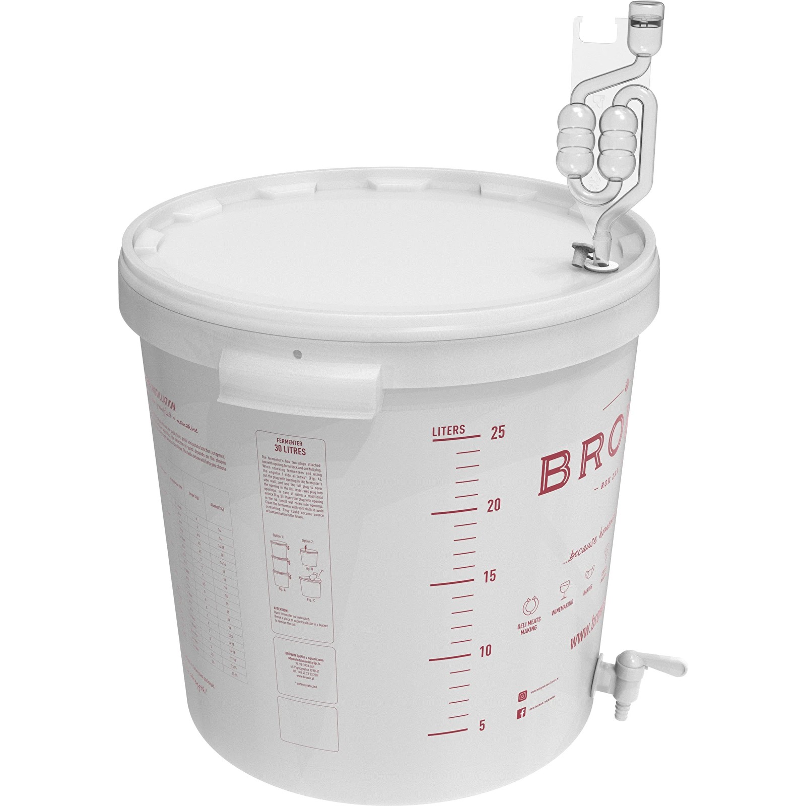 Vesilukk 8mm plastist 6-kambriline korgiga