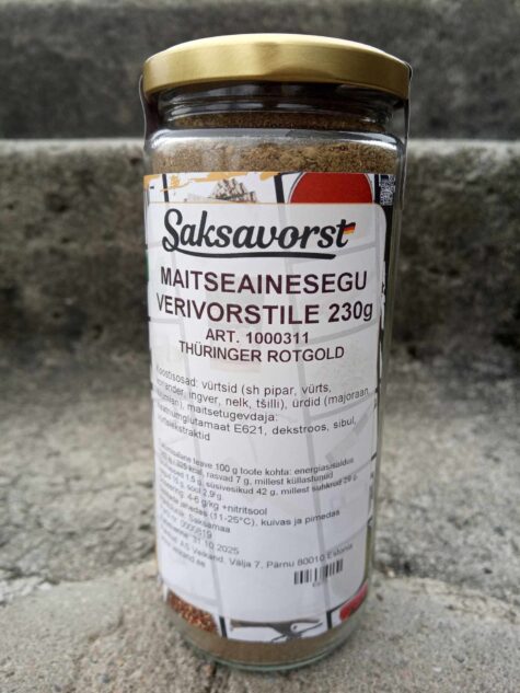 Maitseainesegu verivorstile Thüringer Rotgold 230g