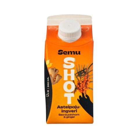 Astelpaju-ingveri shot Semu 330ml