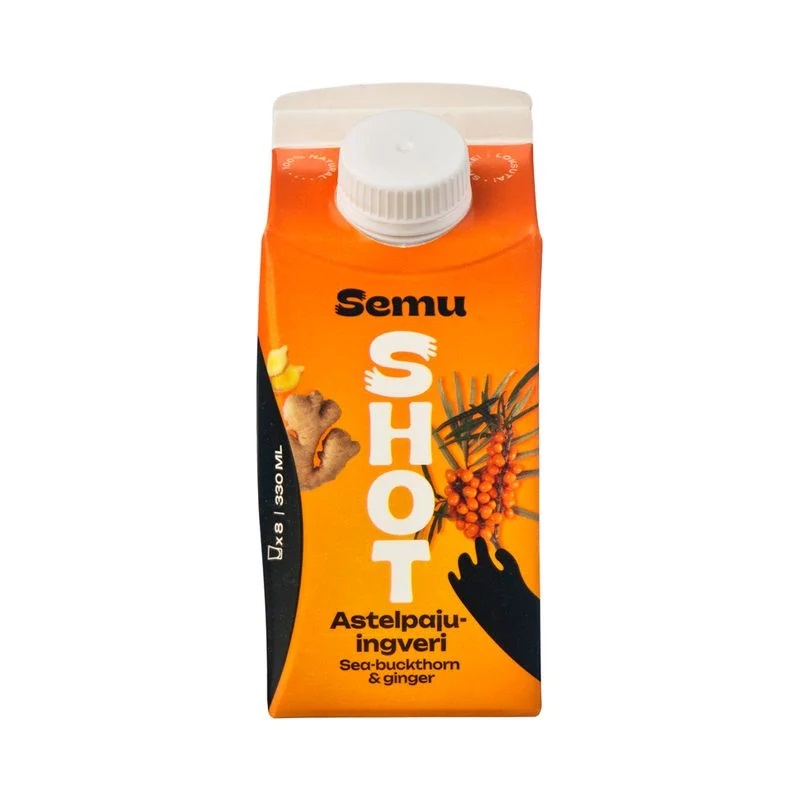 Astelpaju-ingveri shot Semu 330ml