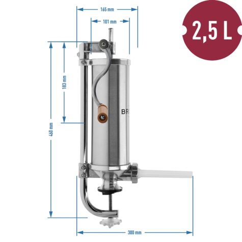 Vorstiprits 2,5 kg vertikaalne