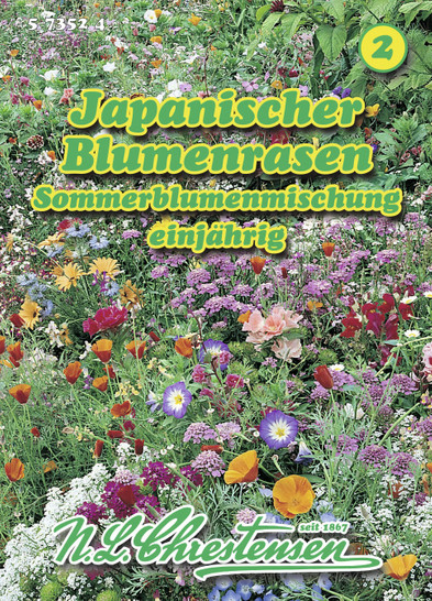 Suvelillede segu Jaapani aed