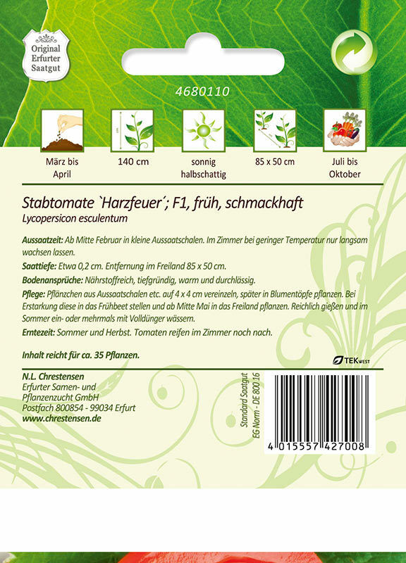 Tomat Harzfeuer F1 ERF