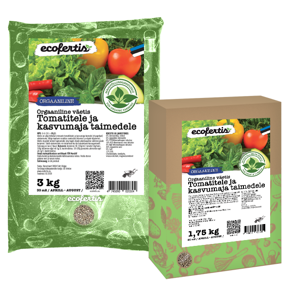 Tomativäetis 1 kg orgaaniline/kasvuhoonesse