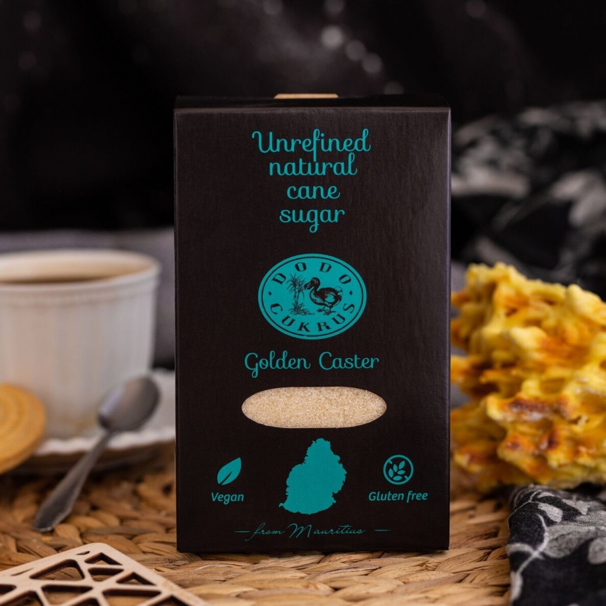 Rafineerimata kuldne peenestatud roosuhkur 500g