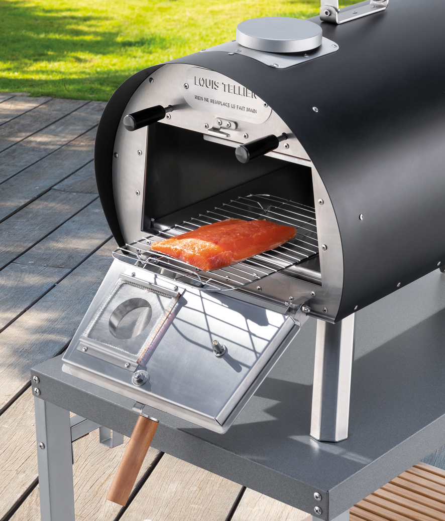 Grill- ja pizzaahi tahkel küttel Marcel