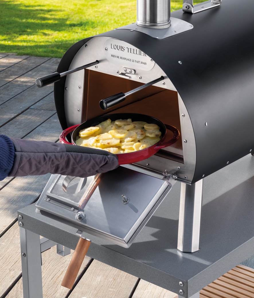 Grill- ja pizzaahi tahkel küttel Marcel