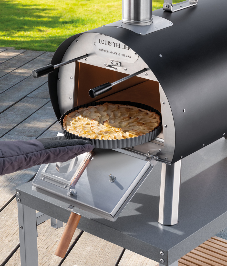 Grill- ja pizzaahi tahkel küttel Marcel