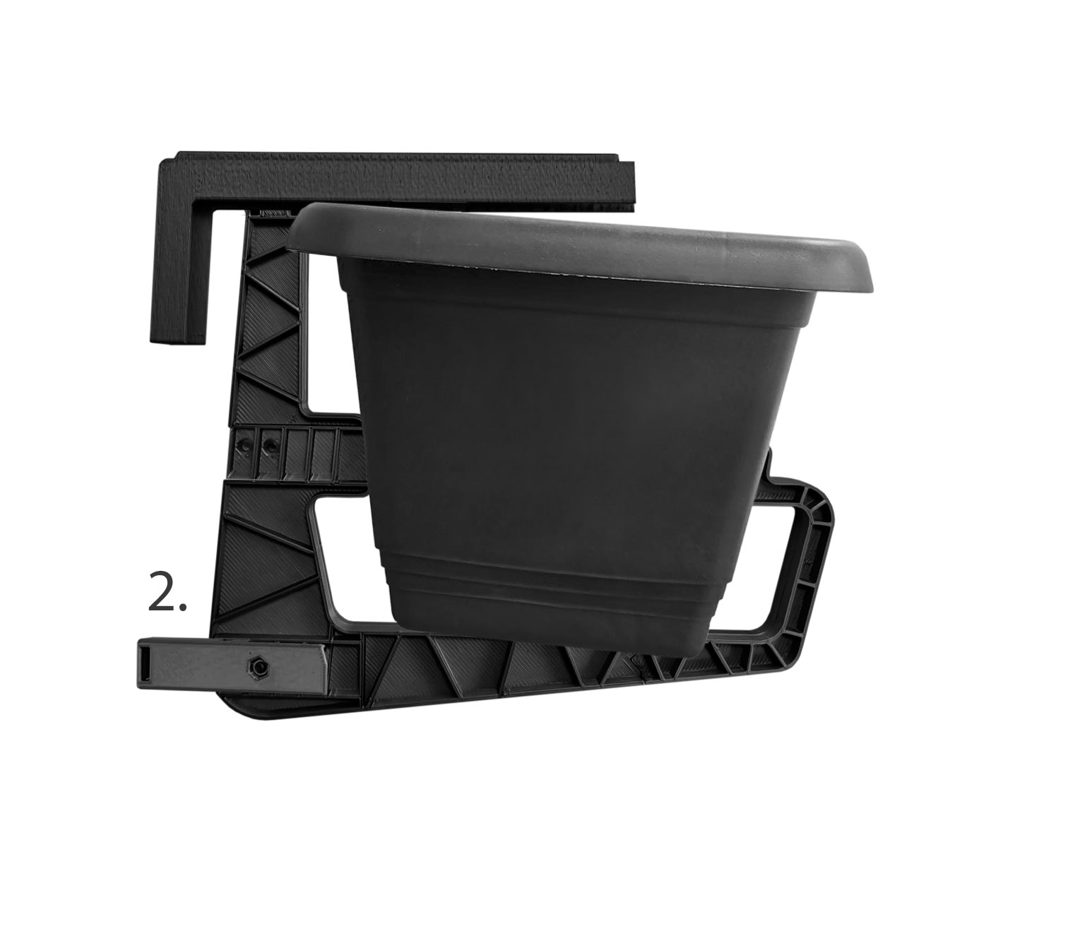 Rõdukastihoidik plastist Vista 18 antratsiit