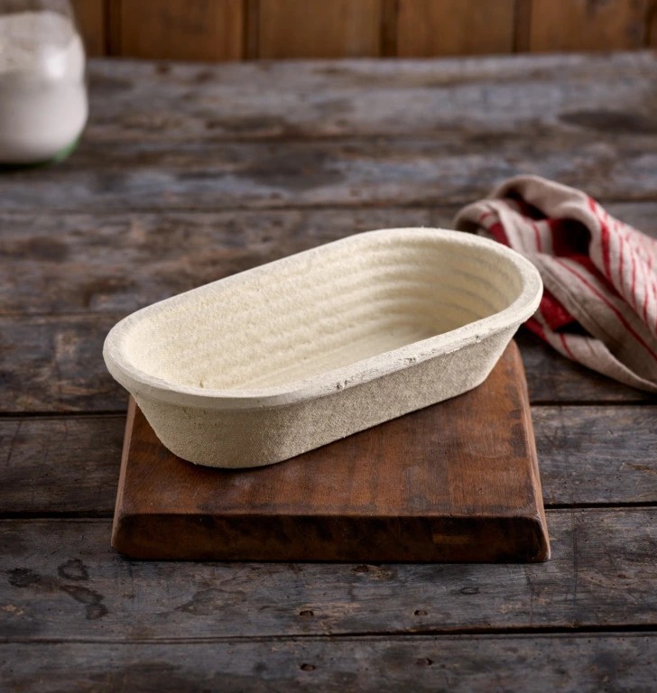 Kerkekorv puidumassist 750g, piklik ovaalne, lainelise pinnaga