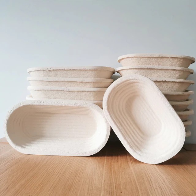 Kerkekorv puidumassist 1kg, piklik pikem ovaalne, lainelise pinnaga