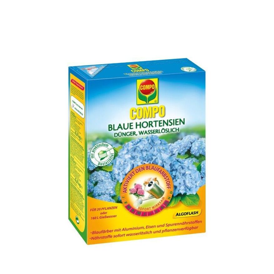 Väetis sinise õiega hortensiatele Compo 800g