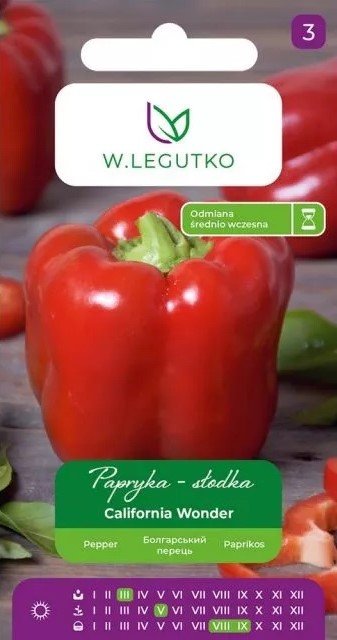 Paprika California Wonder 0,5 g