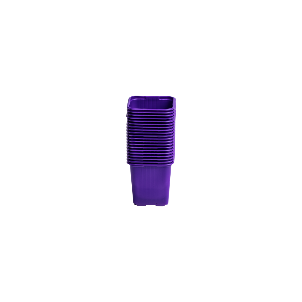 Pott kandiline 8x8 cm lilla 20 tk