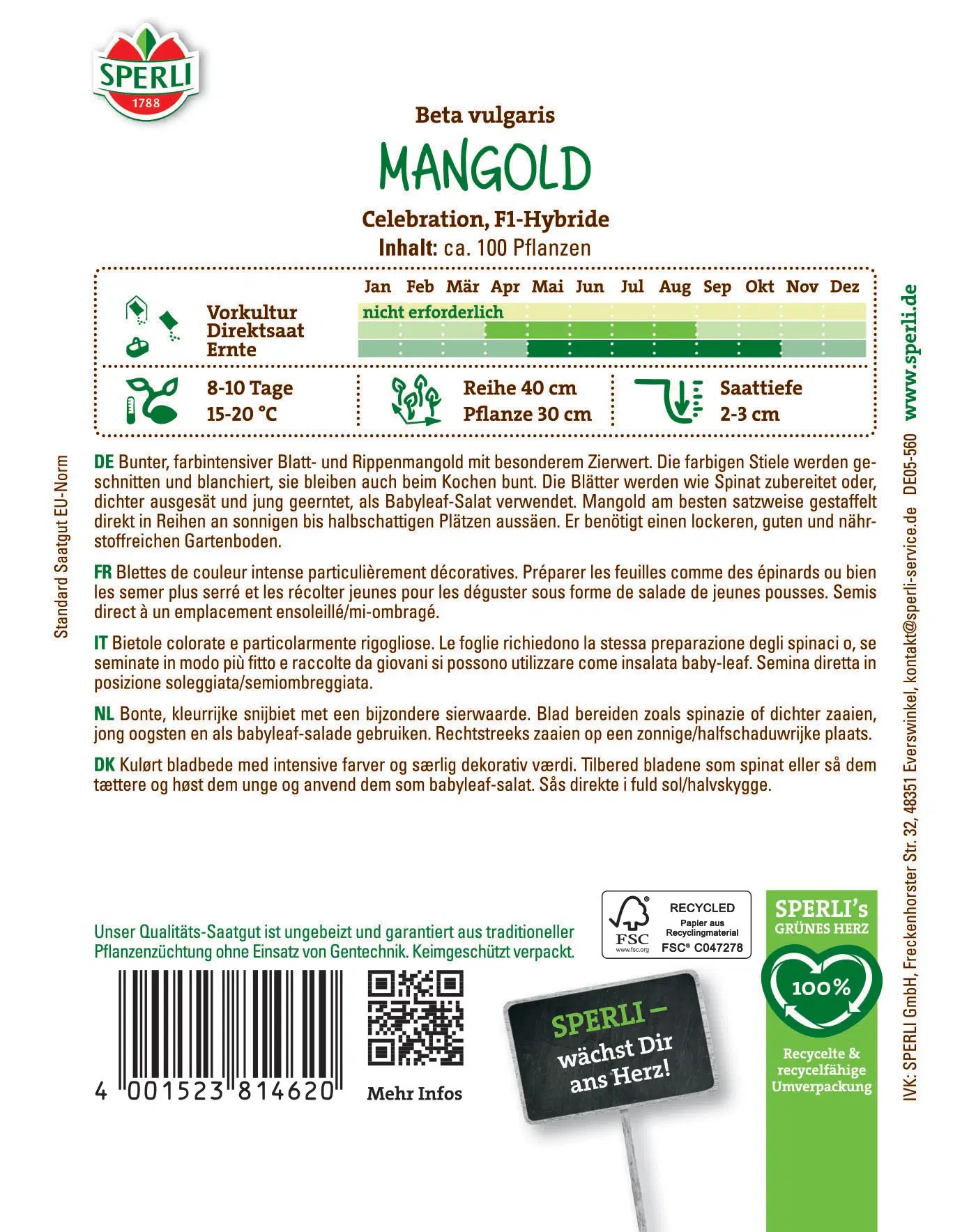 Mangold Celebration F1 S