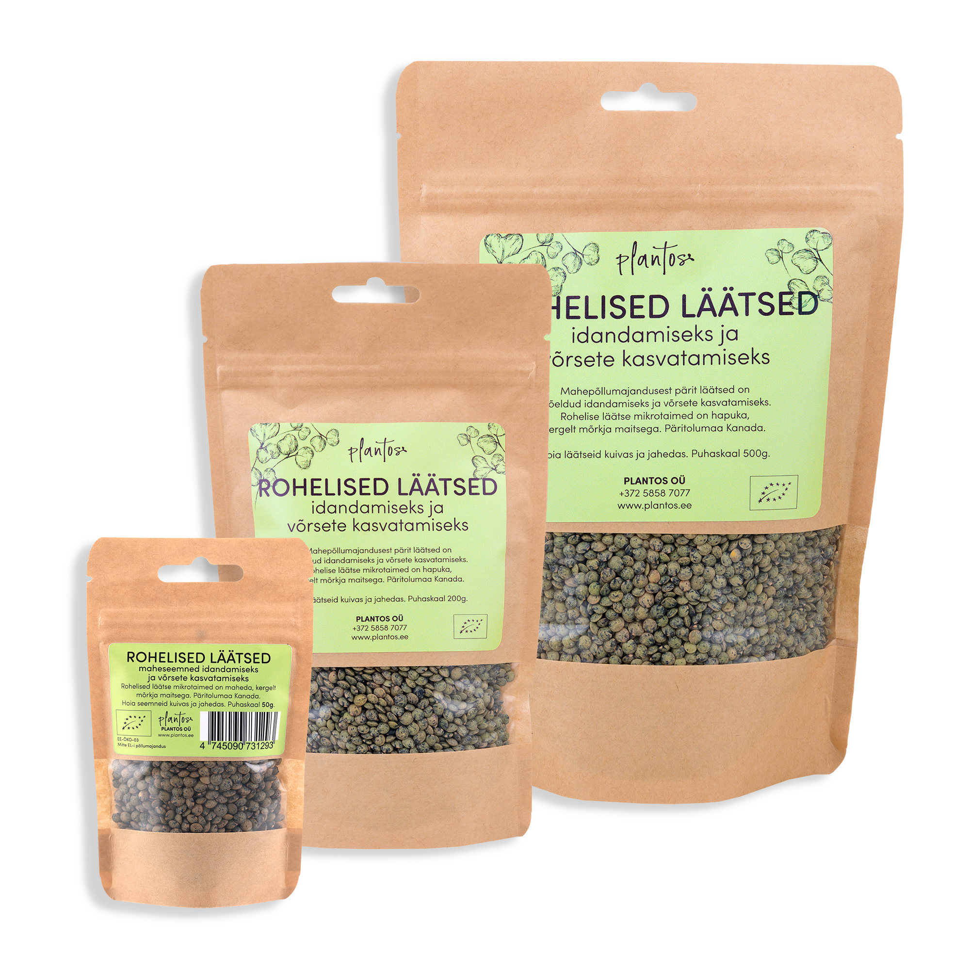 Rohelised maheläätsed 200 g