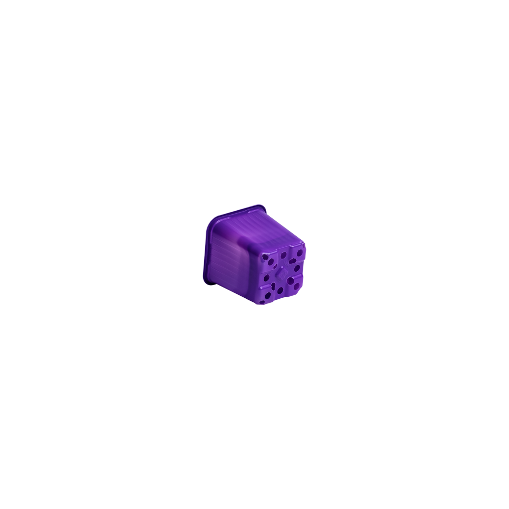 Pott kandiline 8x8 cm lilla 20 tk