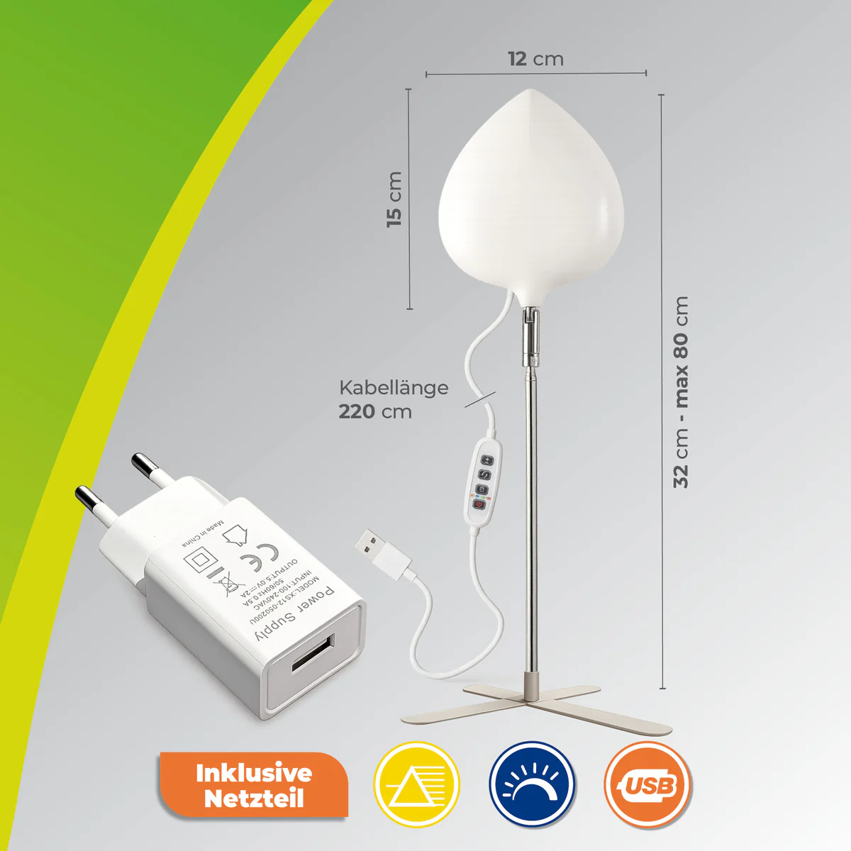 Taimelamp LED LEAF 4,8W
