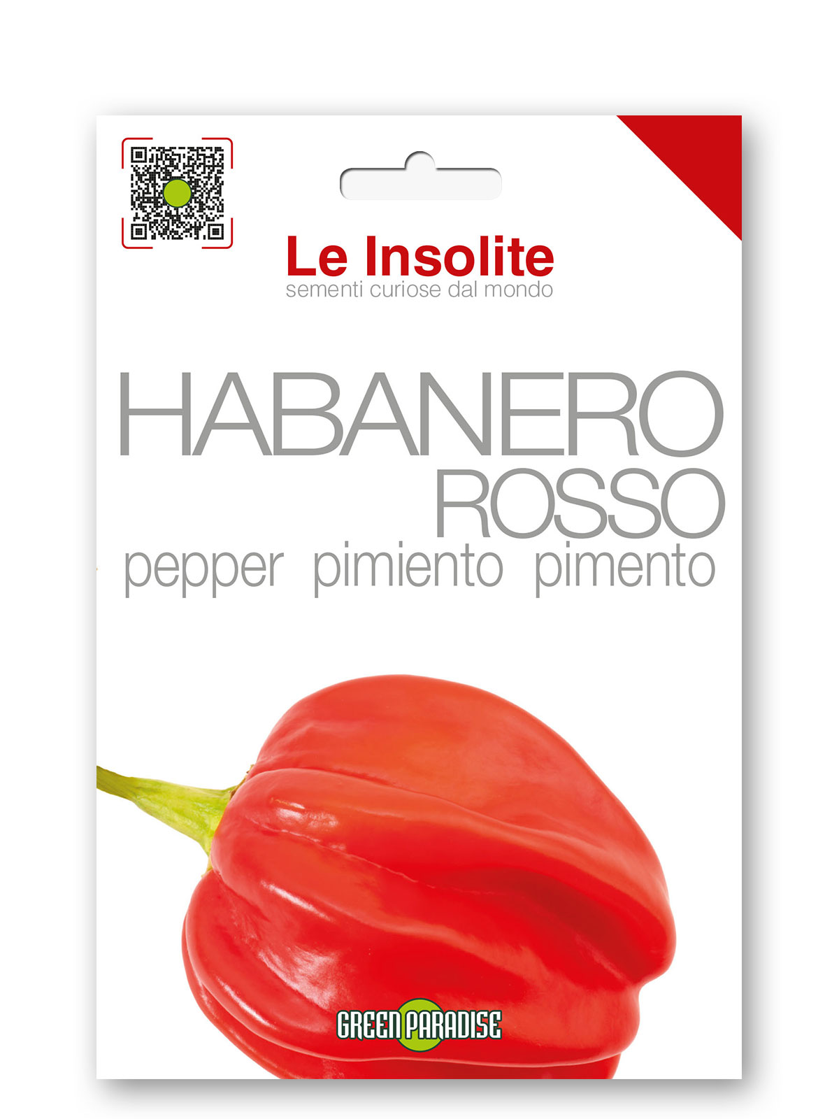 Tšillipipar Habanero Red