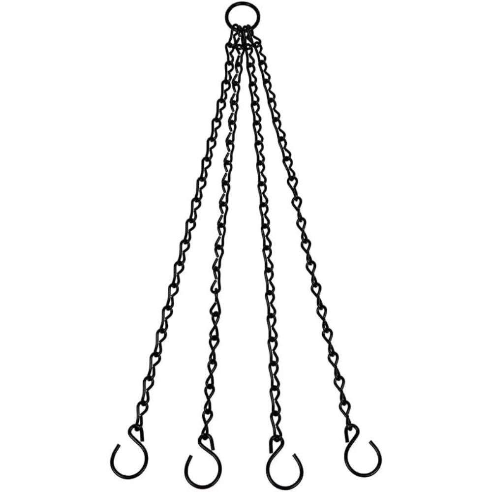 Riputuskett amplile 4-ketiga musta kattega 52cm