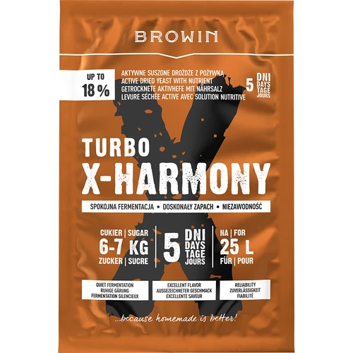Destilleerimispärm Turbo X-Harmony 18% 25 L, 138 g